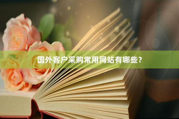国外客户采购常用网站有哪些？